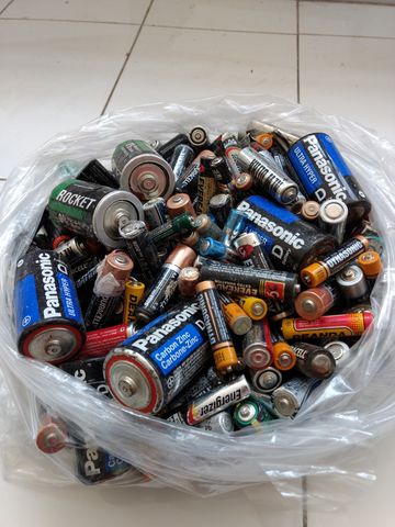 Total de baterías recolectadas